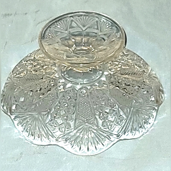 Antique EAPG pedestal compote #15088  'Panama' pattern ca.1904 - Picture 5 of 12